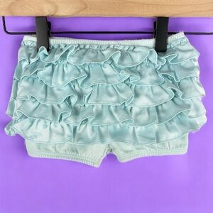 Koala Baby Boutique Light Blue Satin Ruffle Bloomers 6-9 Months